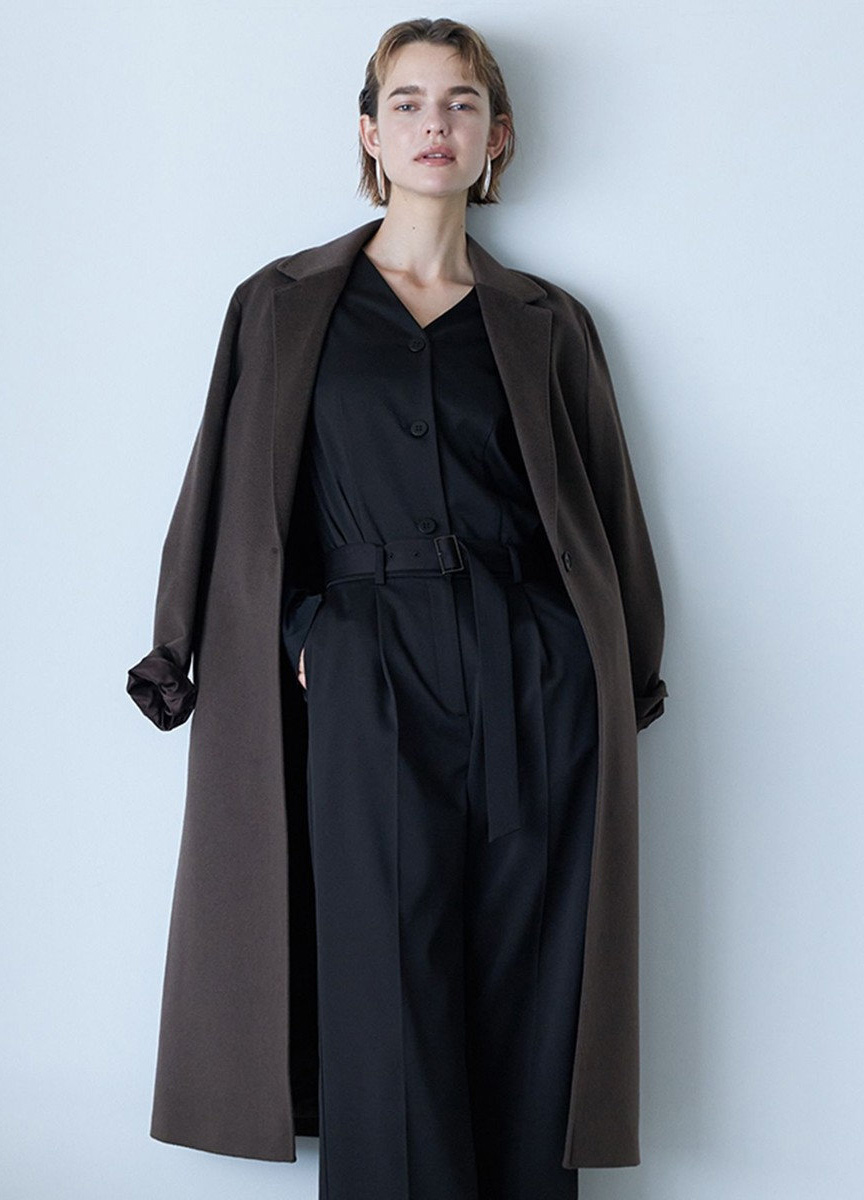 純喀什米爾經典徹斯特大衣